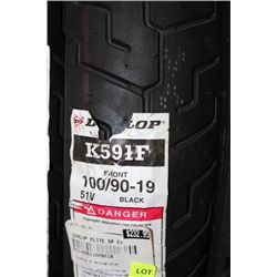 DUNLOP K591F 100/90-19 FRONT MOTORCYCLE