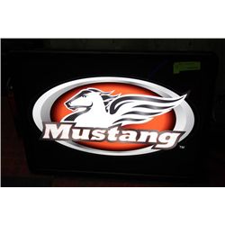MUSTANG ILLUMINATED SIGN