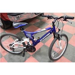 SPORTEK 18 SPEED FULL SUSPENSION MOUNTAIN BIKE