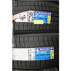 MICHELIN 215/55-R17 X-ICE WINTER TIRES X2