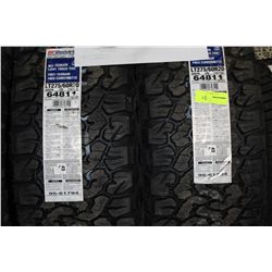 BF GOODRICH LT 225/60-R20 ALL TERRAIN TIRES X2