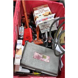 TOTE OF ASST. TOOLS ON CHOICE