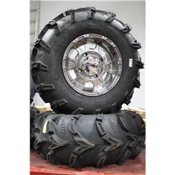 ITP MUDLITE 26 X10-12 QUAD TIRES W ALUMINUM STI