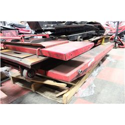 RED HEAVY DUTY HYDRAULIC MOTORCYCLE/SKI-DOO AND