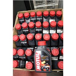 CASE W/ R32 BOTTLES OF MOTUL 10W40 SYNTHETIC