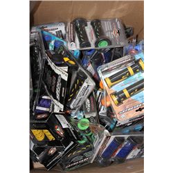 BOX W/ APPROX 50 PRS OF MOTORCYCLE GRIPS