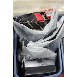 TOTE OF ASST. NEW MOTORCYCLE PARTS ON CHOICE