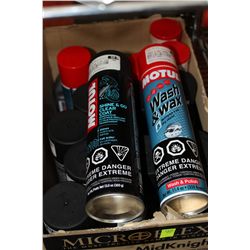 BOX W 12 BOTTLES MOTUL SHINE AND GO CLEAR COAT