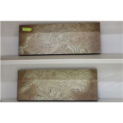 SHOWHOME 2 FLORAL WALL PALQUES