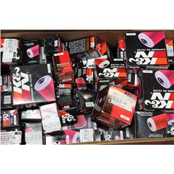 BOX OF K&N OIL FILTERS