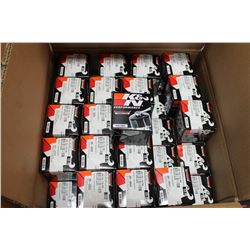 BOX OF K&N OIL FILTERS X3