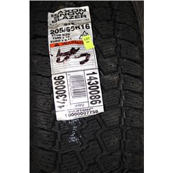 NEW TIRE ON CHOICE SAXON SNOWBLAZER 205/55-R16