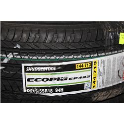 NEW TIRE ON CHOICE BRIDGESTONE ECOPIA P215/55-R18