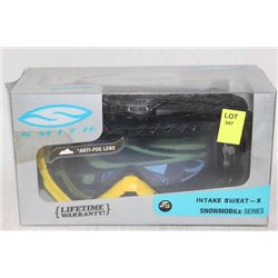 SMITH RACING GOGGLES ON CHOICE: BLACK AND YELLOW