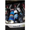 Image 1 : TUB OF ASST. CHAIN LUBES/PLASTIC CLEANER ETC