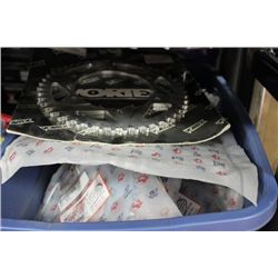 TUB OF APPROX 20 JT AND VORTEX REAR SPOCKETS