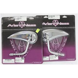 PAIR ARLEN NESS MOTORCYCLE CHROME MIRRORS