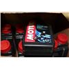 Image 1 : CASE W 10 BOTTLES MOTUL 10W40 4 STROKE MOTOR OIL
