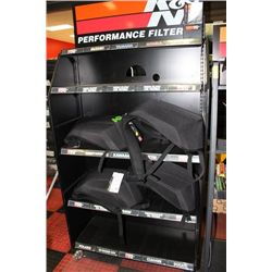 K&N PERFORMANCE FILTERS METAL STAND ON WHEELS