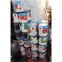 45 CANS OF ASST. PAINTS