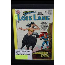 60'S LOIS LANE VINTAGE COMIC DISPLAY