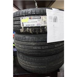 HANKOOK OPTIMO MUD AND SNOW 225/55-R19 TIRES X3