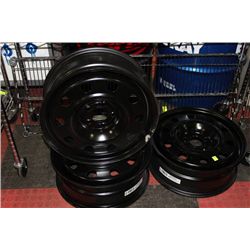 17 X 6.5 5-110 STEEL RIMS X3