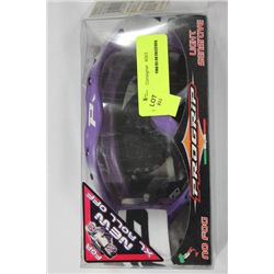 PAIR OF PRO GRIP PURPLE RACING GOGGLES