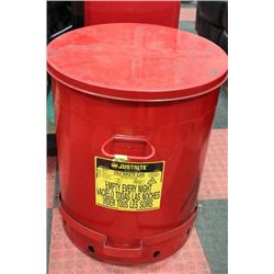 METAL FLAMMABLE RAG DISPOSAL CONTAINER