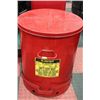 Image 1 : METAL FLAMMABLE RAG DISPOSAL CONTAINER