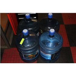 4 18.9 LITRE WATER BOTTLES
