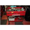 Image 1 : METAL TOOL CART SOLD W ASST TOOLS AND IMPACT