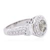 Image 2 : 10KT White Gold 2.81ctw Diamond Ring