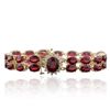 Image 2 : 14KT Yellow Gold 11.11ctw Ruby and Diamond Bracelet