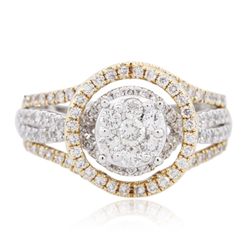 14KT Two-Tone Gold 0.73ctw Diamond Ring