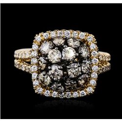 14KT Yellow Gold 1.93ctw Diamond Ring