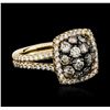 Image 2 : 14KT Yellow Gold 1.93ctw Diamond Ring