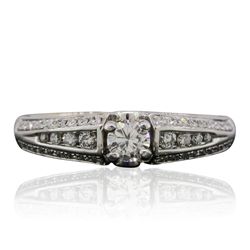 18KT White Gold 0.62ctw Diamond Ring