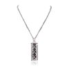 Image 1 : 14KT White Gold 155.79ct Kunzite and Diamond Pendant With Chain