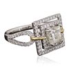 Image 2 : 18KT Two-Tone Gold 2.09ctw Diamond Ring