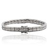 Image 2 : 18KT White Gold 6.83ctw Diamond Bracelet