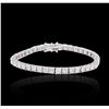 Image 1 : 18KT White Gold 9.92ctw Diamond Tennis Bracelet