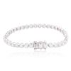 Image 2 : 18KT White Gold 5.52ctw Diamond Tennis Bracelet