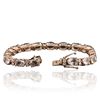 Image 3 : 14KT Rose Gold 12.73ctw Morganite and Diamond Bracelet