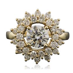 14KT Yellow Gold 2.86ctw Diamond Ring