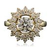 Image 1 : 14KT Yellow Gold 2.86ctw Diamond Ring