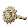 Image 2 : 14KT Yellow Gold 2.86ctw Diamond Ring