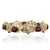 Image 2 : 14KT Yellow Gold 30.97ctw Ruby and Diamond Bracelet