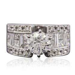 18KT White Gold 3.94ctw Diamond Ring