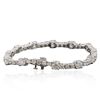 Image 2 : 14KT White Gold 9.93ctw Diamond Tennis  Bracelet